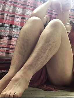 pretty naked hairy legs women